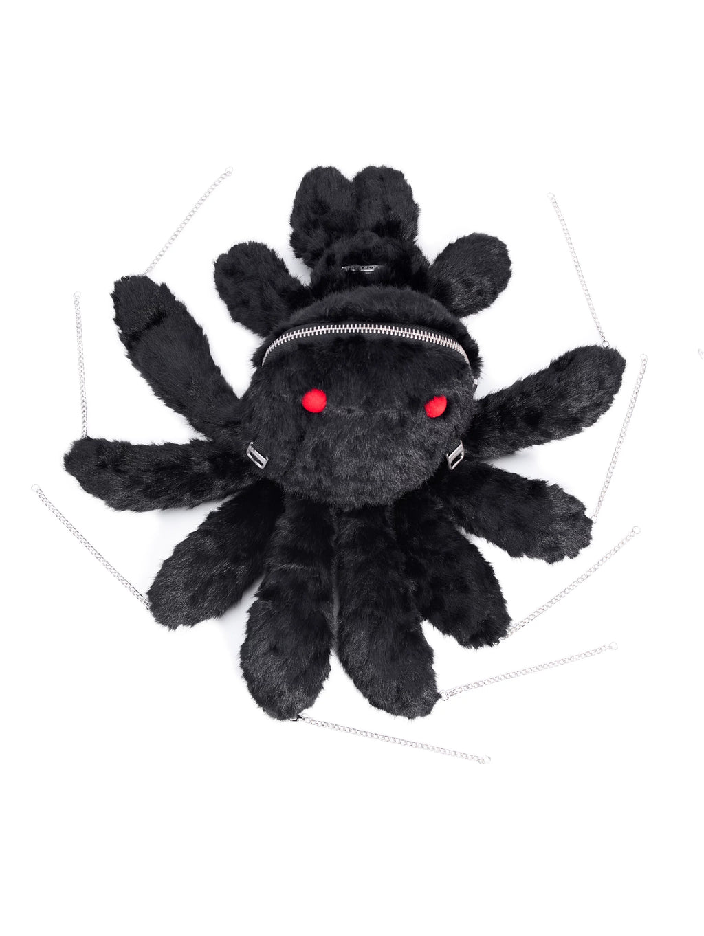 FACEON LAB Plush Doll Crossbody Bag - Red & Black