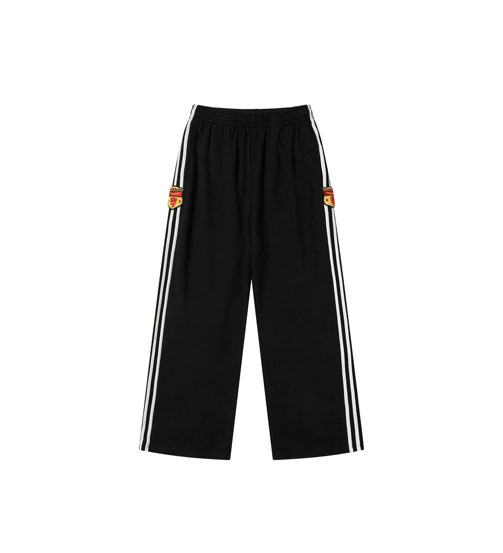 SINONOME Polished Badge Three-bar Sweatpants