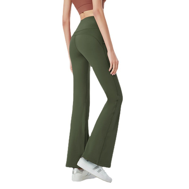 Athena Lulu Wide Leg High Waist Hip Lift Stretch Yoga Pants