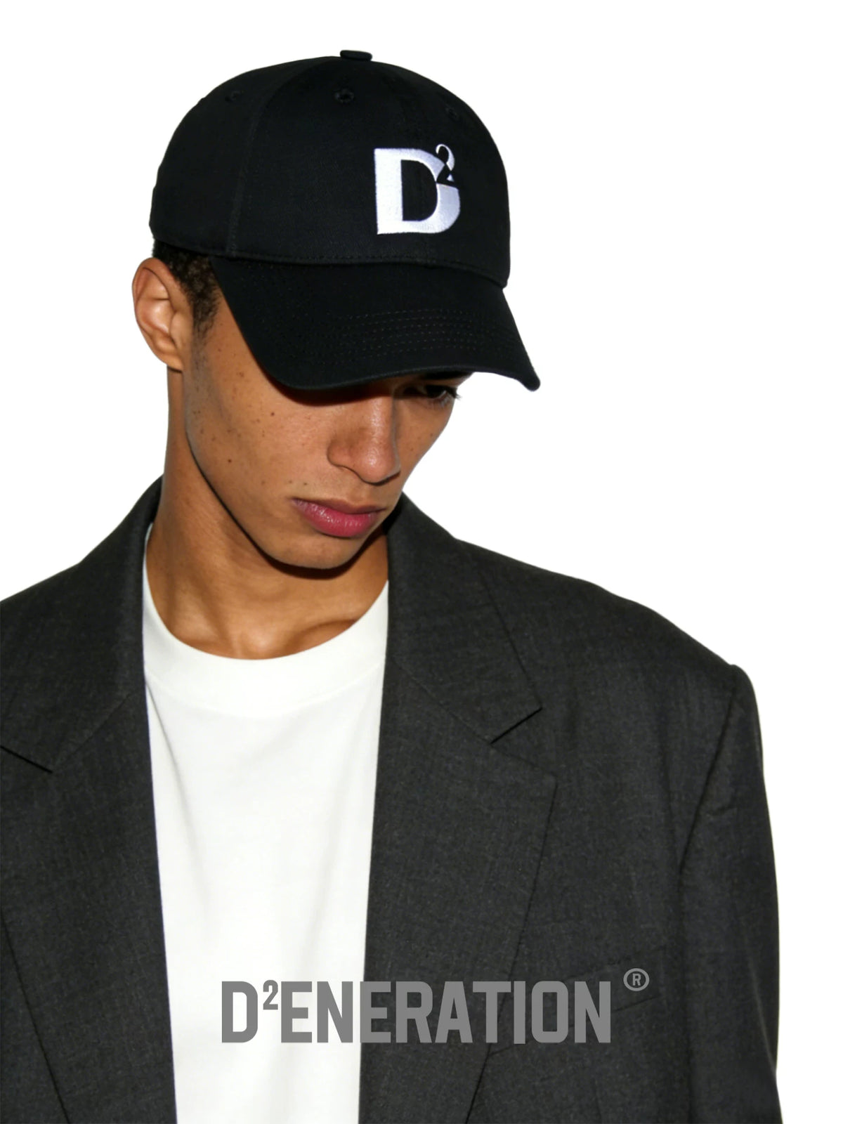 D²eneration Cotton Embroidered Curved Brim Baseball Cap