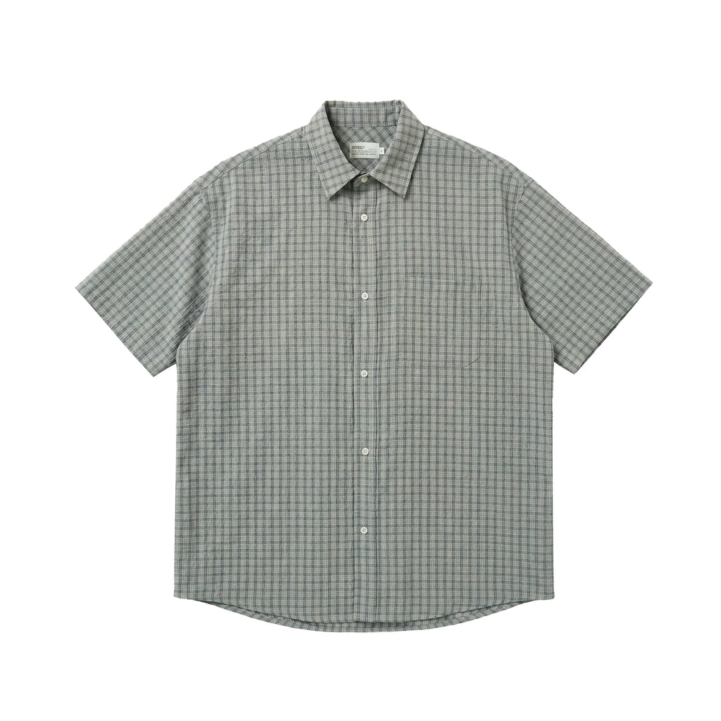 BUTTBILL Gingham 260g Relaxed Fit Shirt