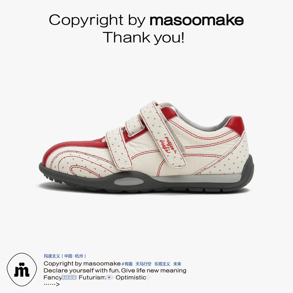 MASOOMAKE Canvas Velcro Low-Top Sneaker