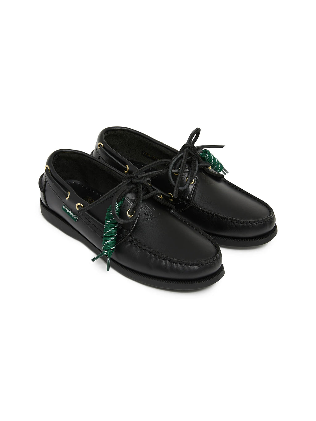 MondaySleepingClub Leather Lace-Up Boat Shoe