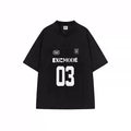 EXITMODE Vintage Striped V-Neck Tee