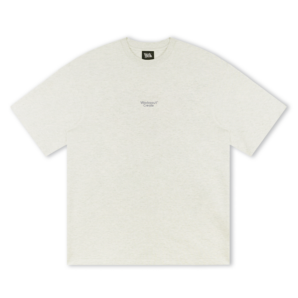 NICEBAD Flower Yarn Slogan Front Shoulder Tee