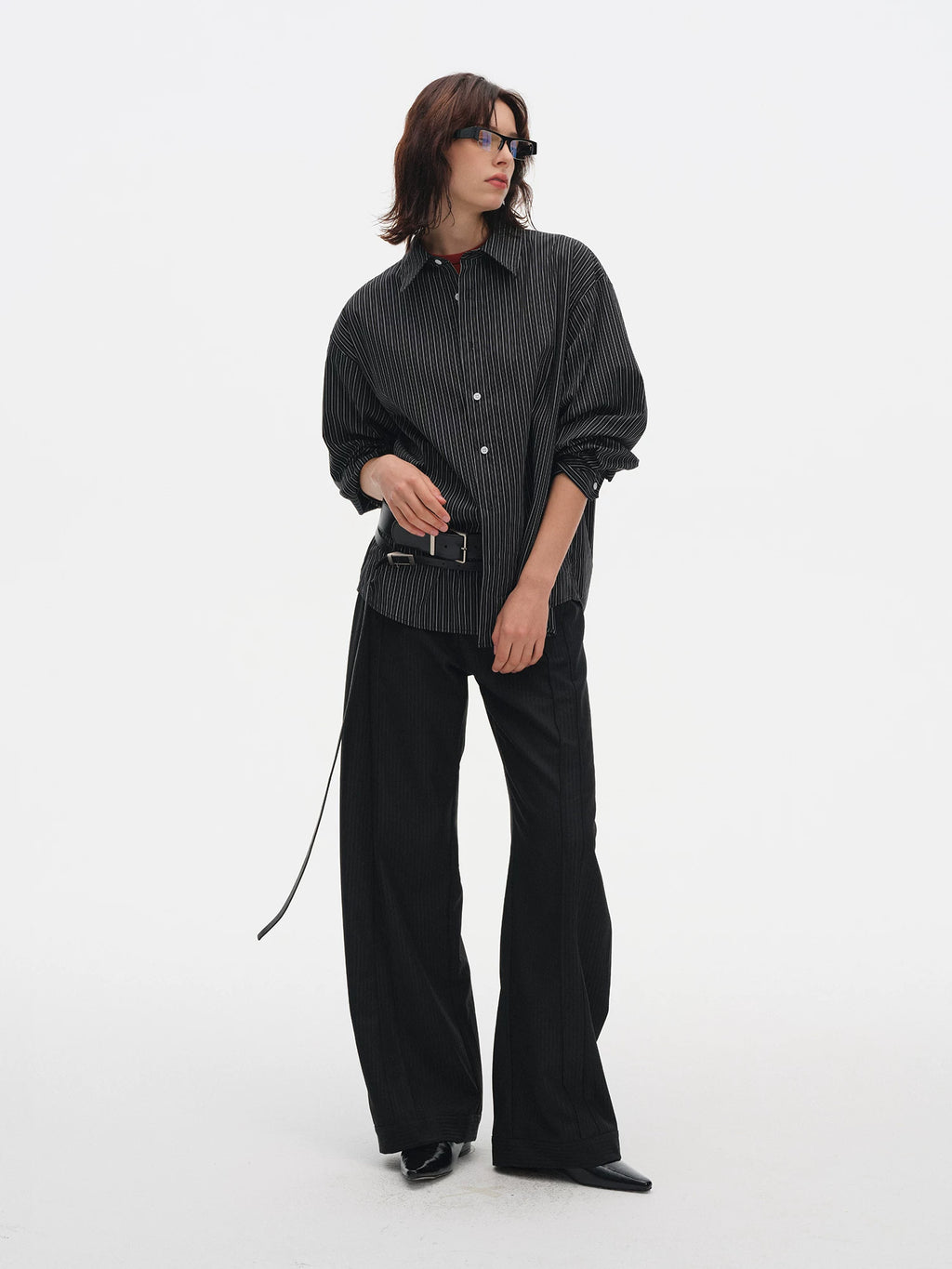 DIMC Pinch Pleated Casual Versatile Trousers