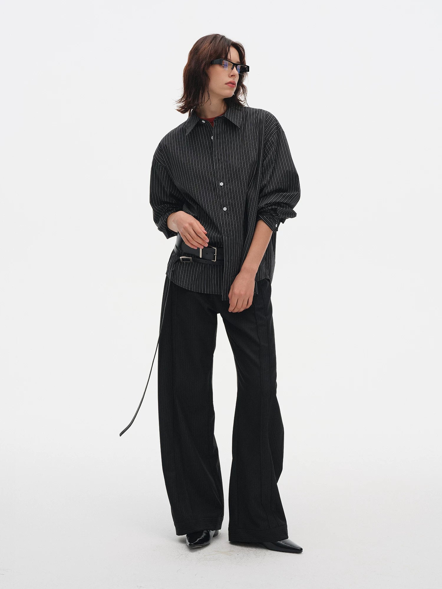 DIMC Pinch Pleated Casual Versatile Trousers