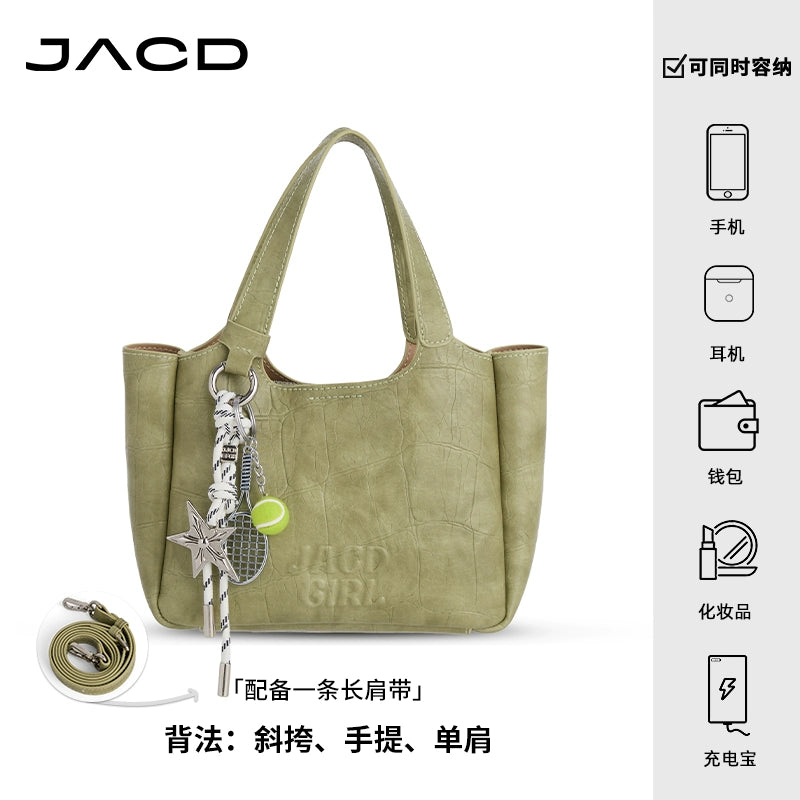 JACD Large Capacity Commuter Crossbody Bucket Bag