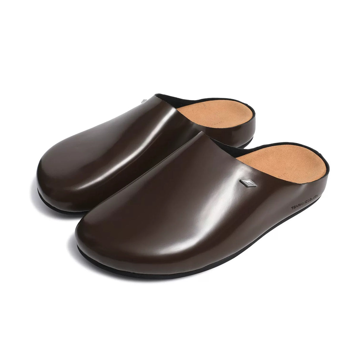 TERRAINCOGNITA Cowhide Horsehide Slip-On Closed-Toe Mule