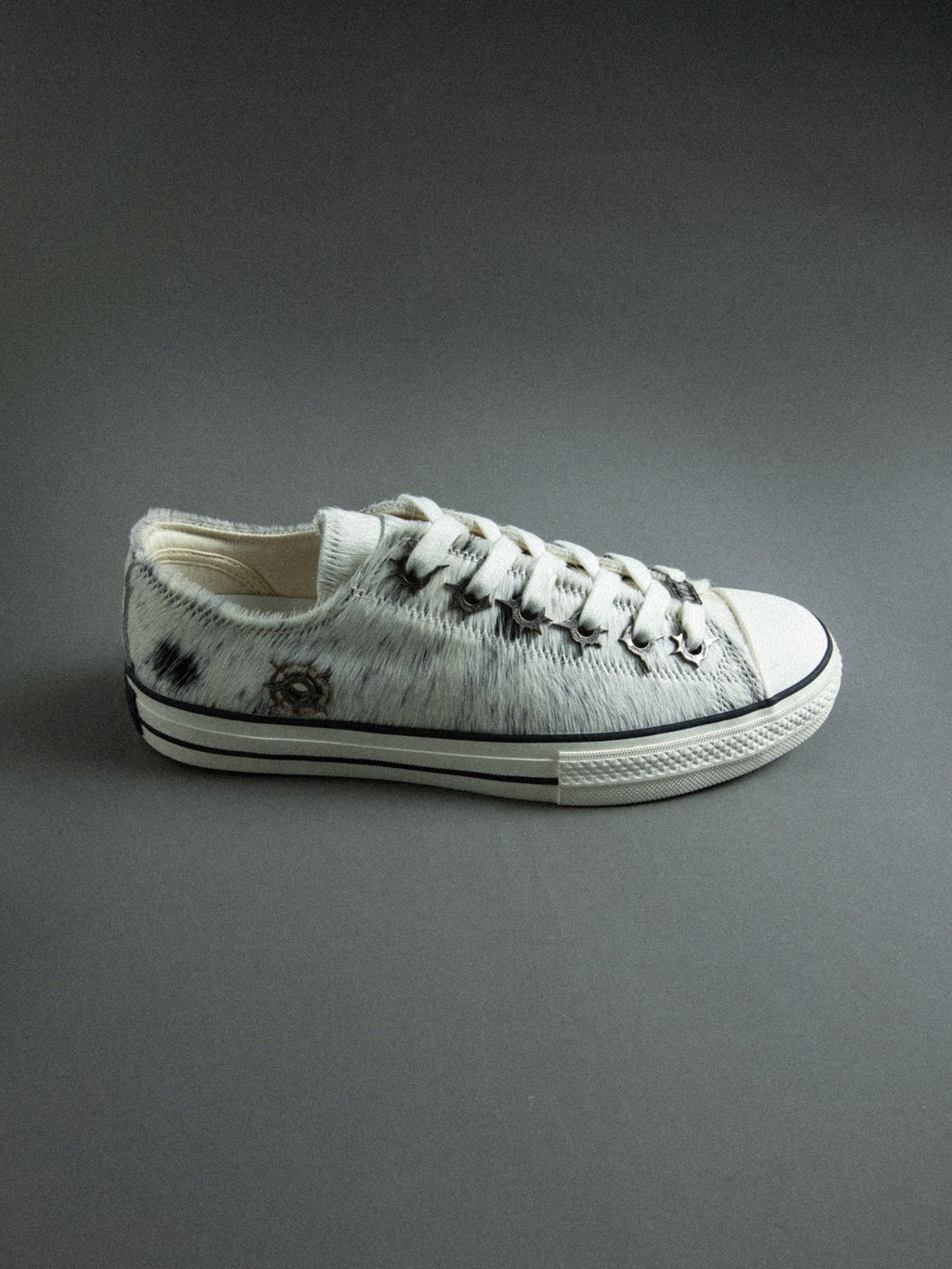 VOWPROGRESS Pony Hair Vulcanized Low-Top Sneaker