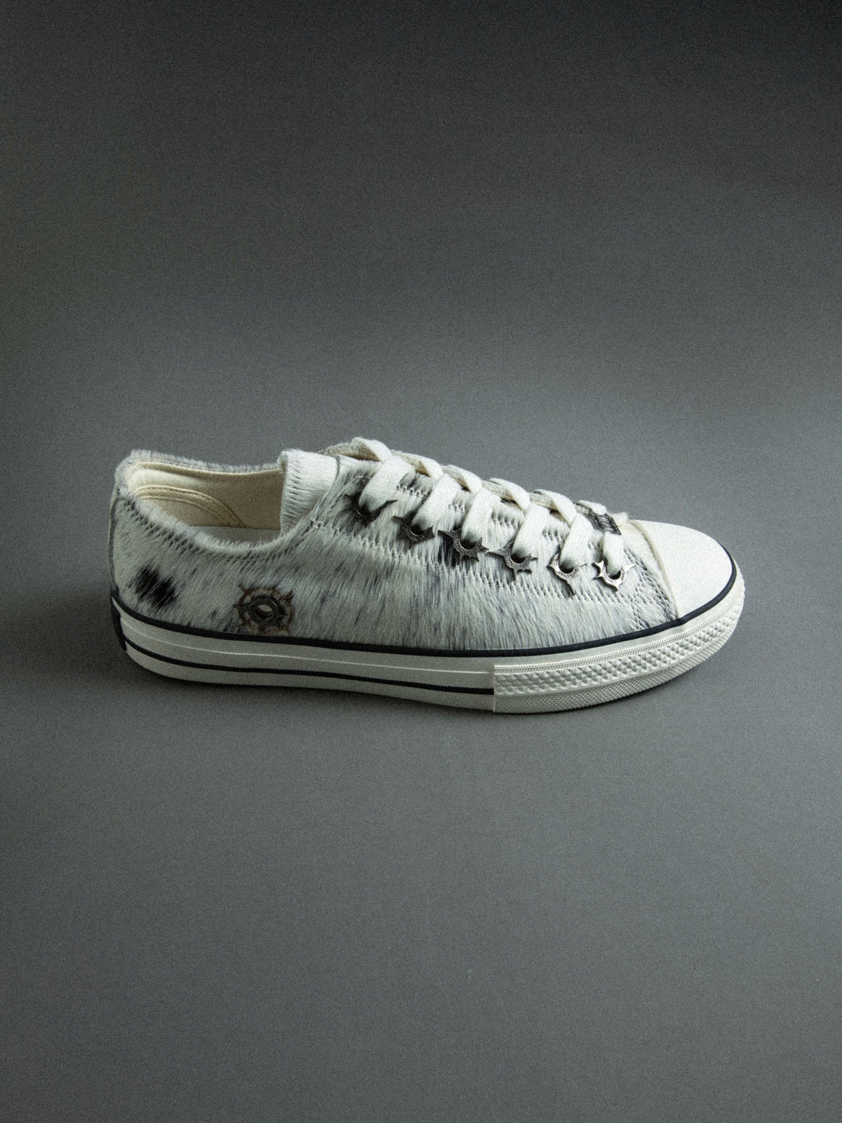 VOWPROGRESS Pony Hair Vulcanized Low-Top Sneaker