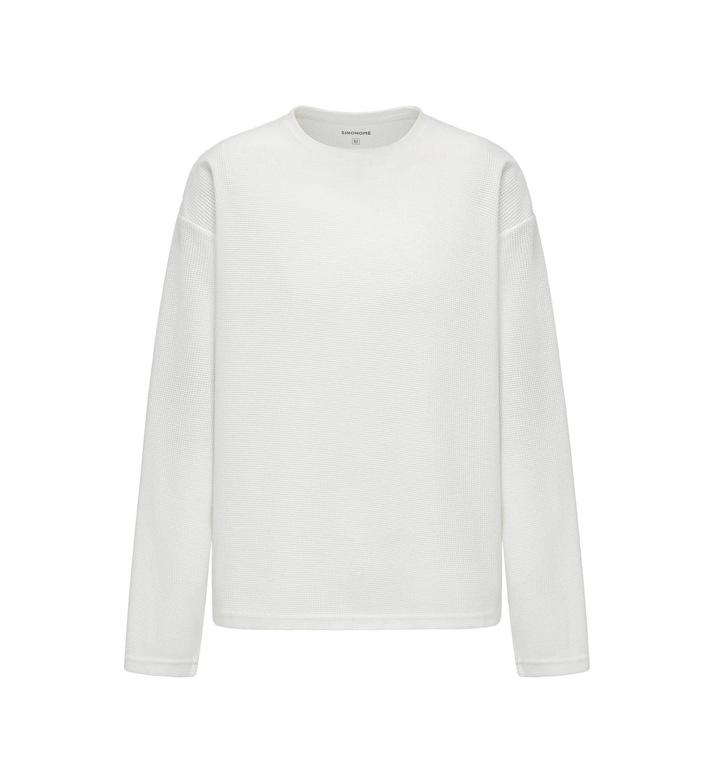 SINONOME Casual Simple Anti-wrinkle Loose Long Sleeves