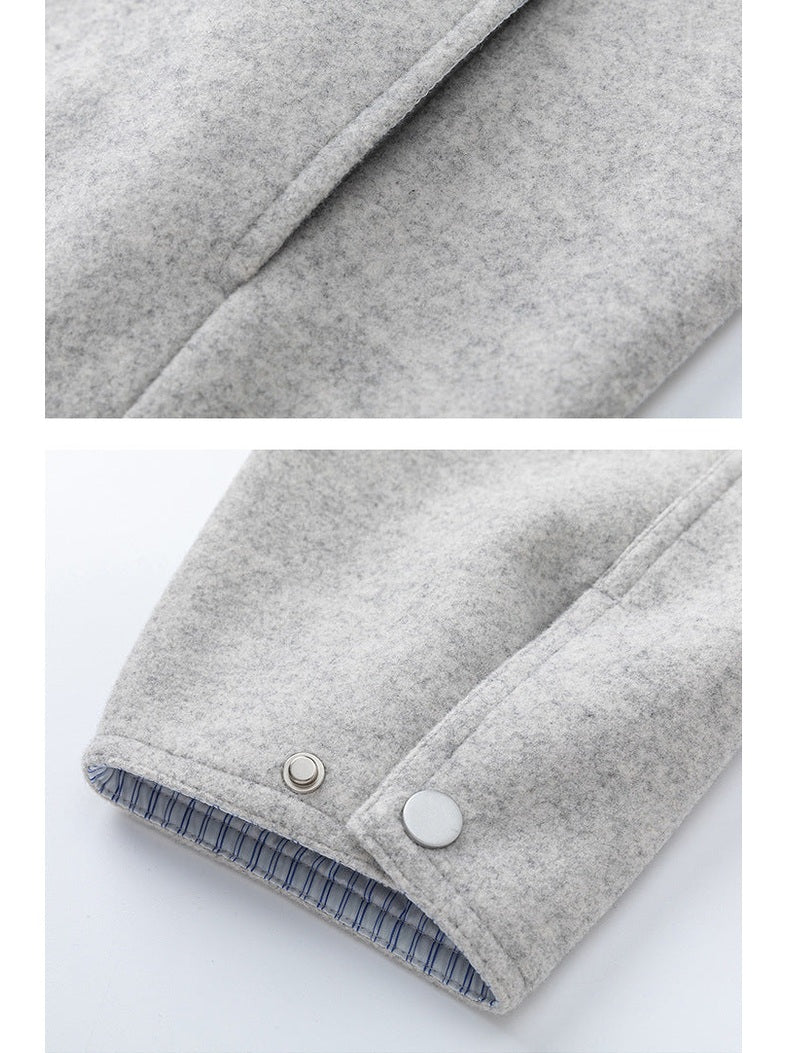 UNF Casual Striped Stand-Up Jacket