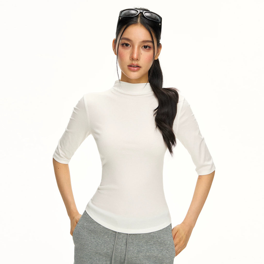 ARISEISM Half-Zip Slim Fit Tee