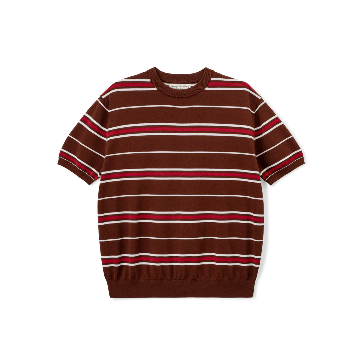 SUPERTOFU Colorblock Striped Moisture-Wicking Tee