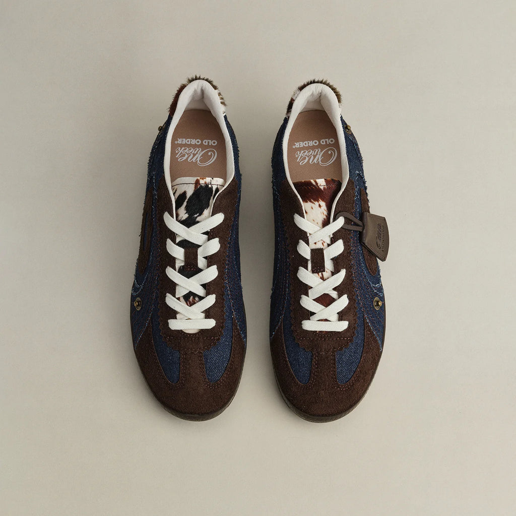 OLD ORDER Denim Low-Top German Army Trainer