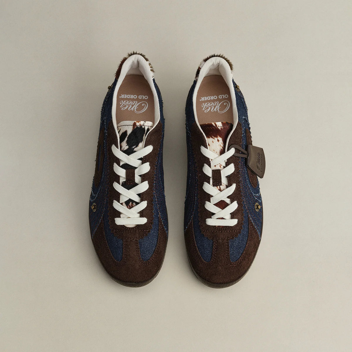 OLD ORDER Denim Low-Top German Army Trainer