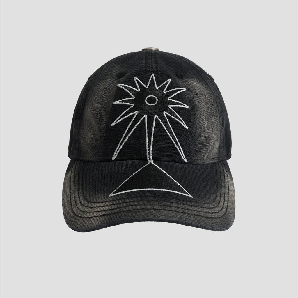 Fleamarket Embroidery Totem Cap with Curved Brim