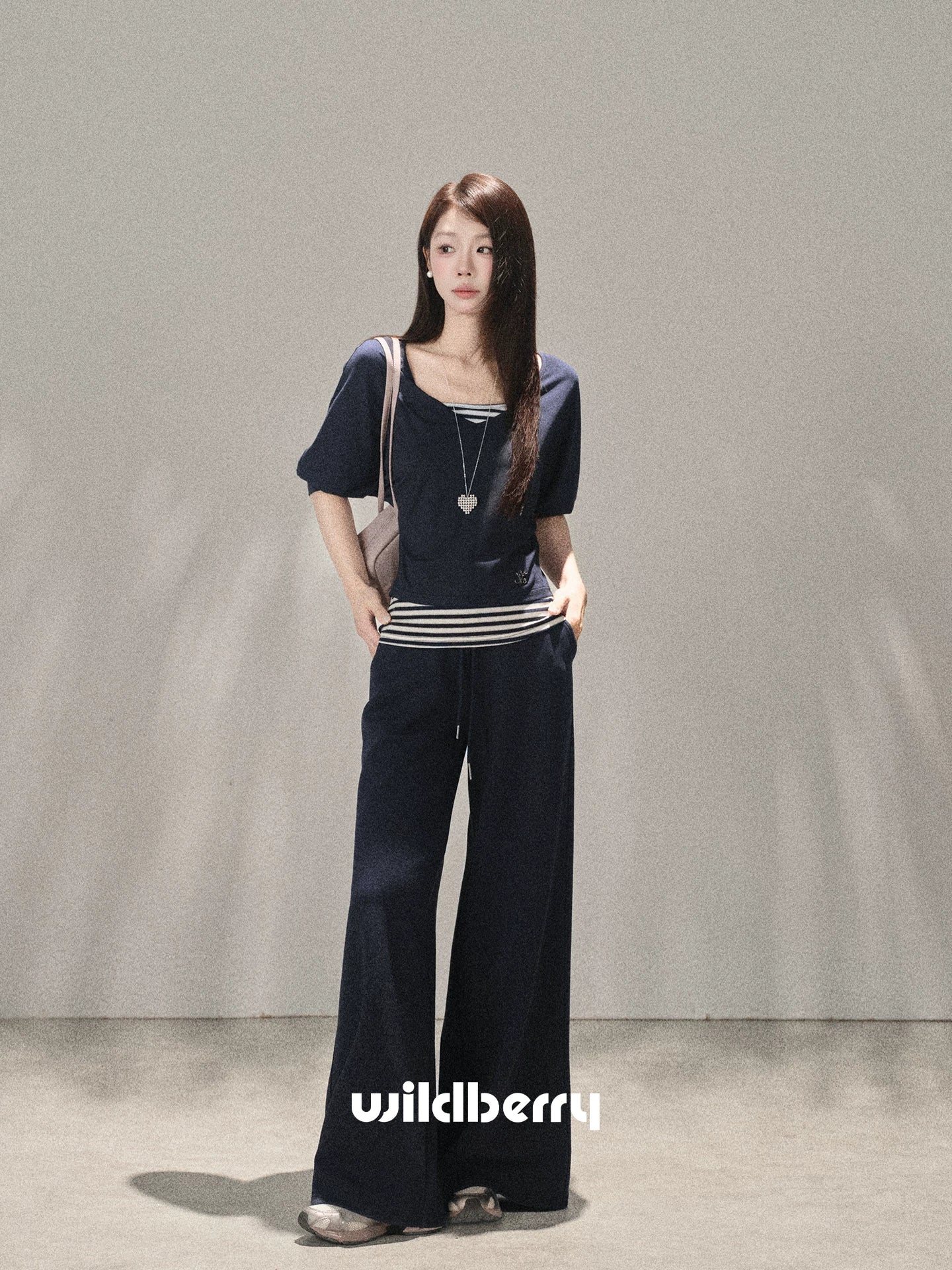 Wildberry Casual Relaxed Fashion Temperament Three-piece Set