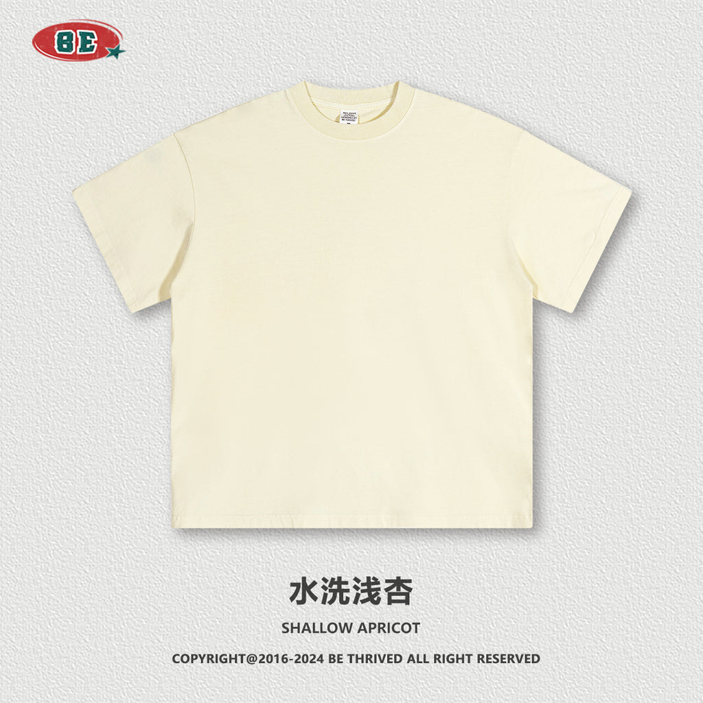 BE THRIVED Vintage Washed 220g Breathable Loose-Fit Tee