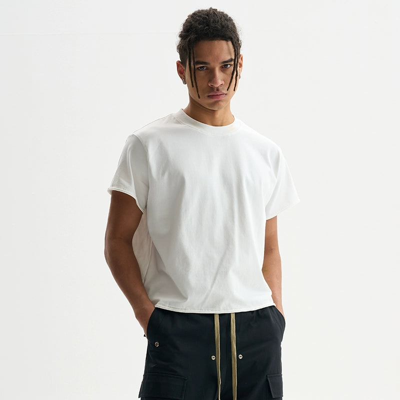 FIVE MEN Fashion Loose Simple Trend Short Sleeve Tee