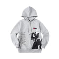 WHOOSIS Logo Print Loose Sweater