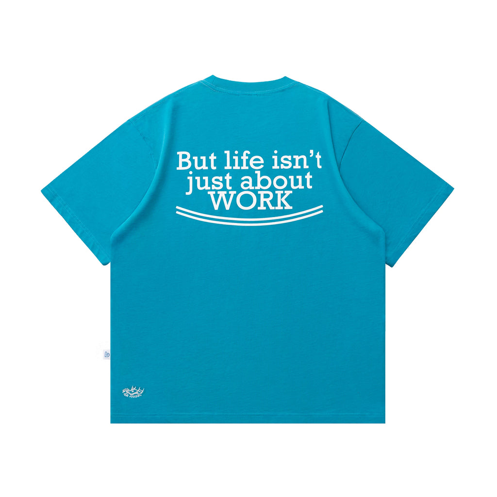 BENT IDEA Don't Wanna Work 260g Breathable Oversized Tee