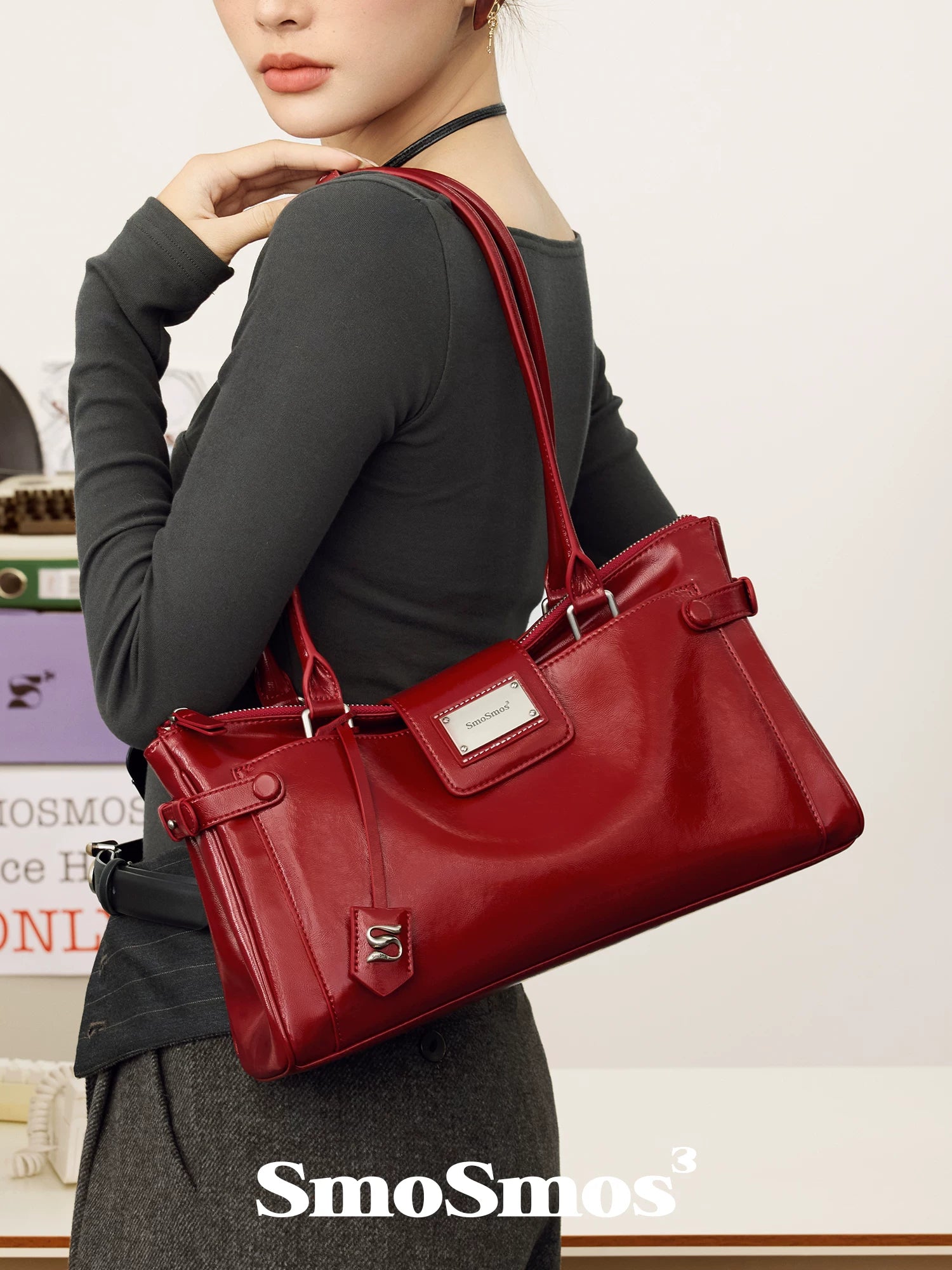 SmoSmos Temperament Trendy Versatile Armpit Bag