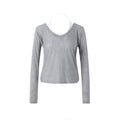 MoodBerry V-Neck Layered Loose Long-Sleeve Tee