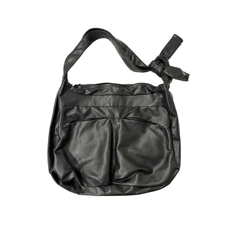 LIMPIDOCULUS Kelp Knot Leather Shoulder Messenger Bag