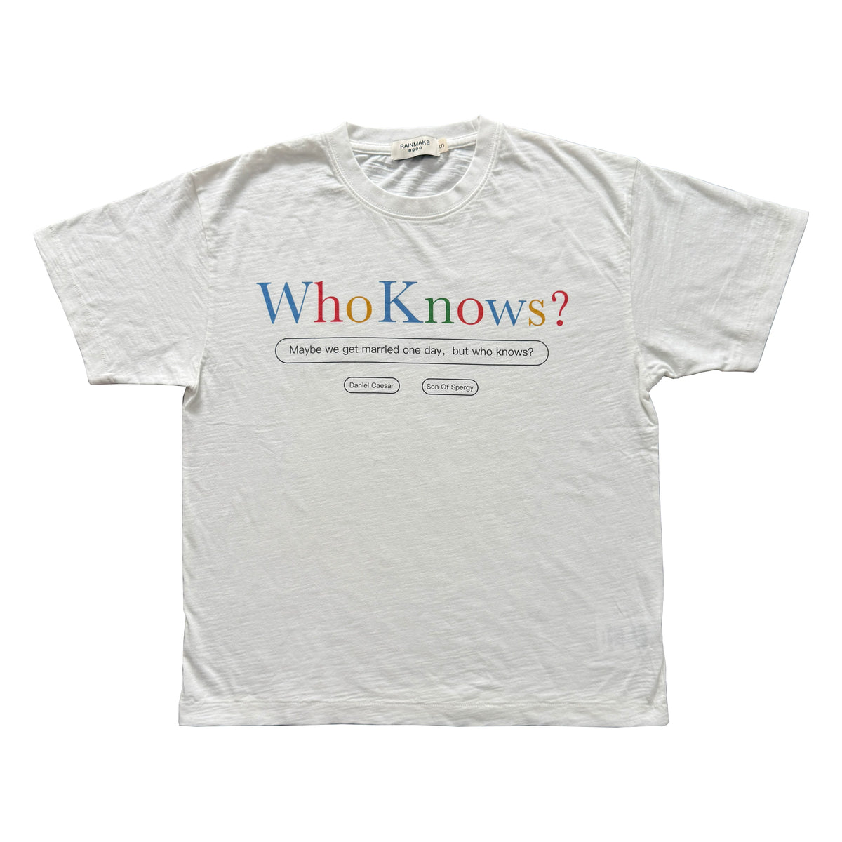 RAINMAKE CREW Daniel WHO KNOWS Parody 100% Cotton Breathable Tee