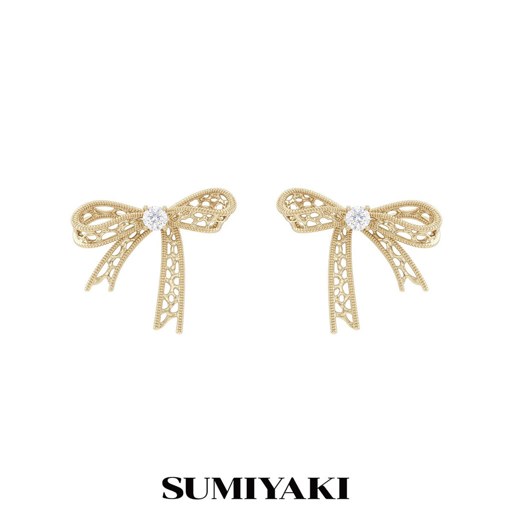 SUMIYAKI Lace Stud Earrings