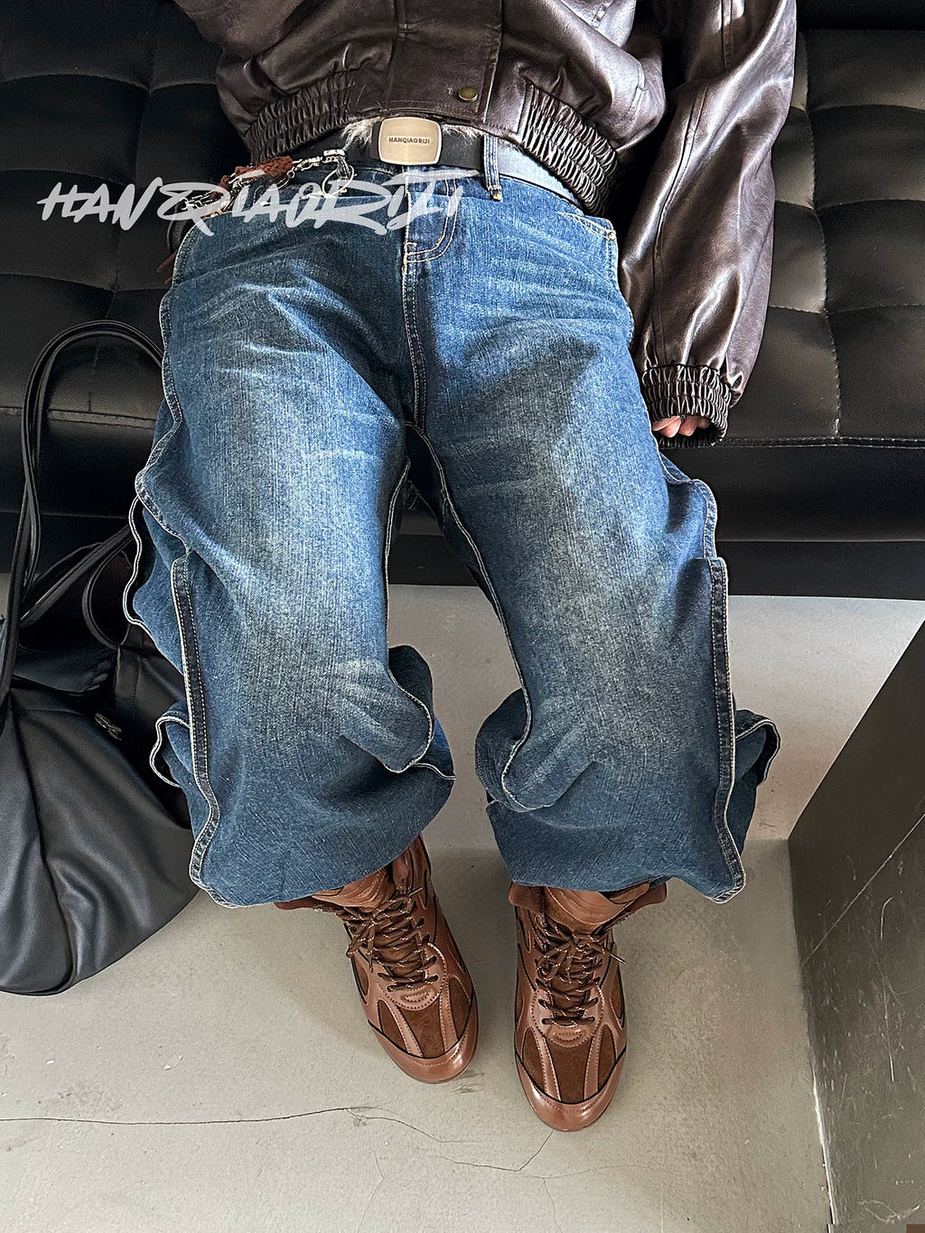 HANQIA Retro High-top Premium Short Boots