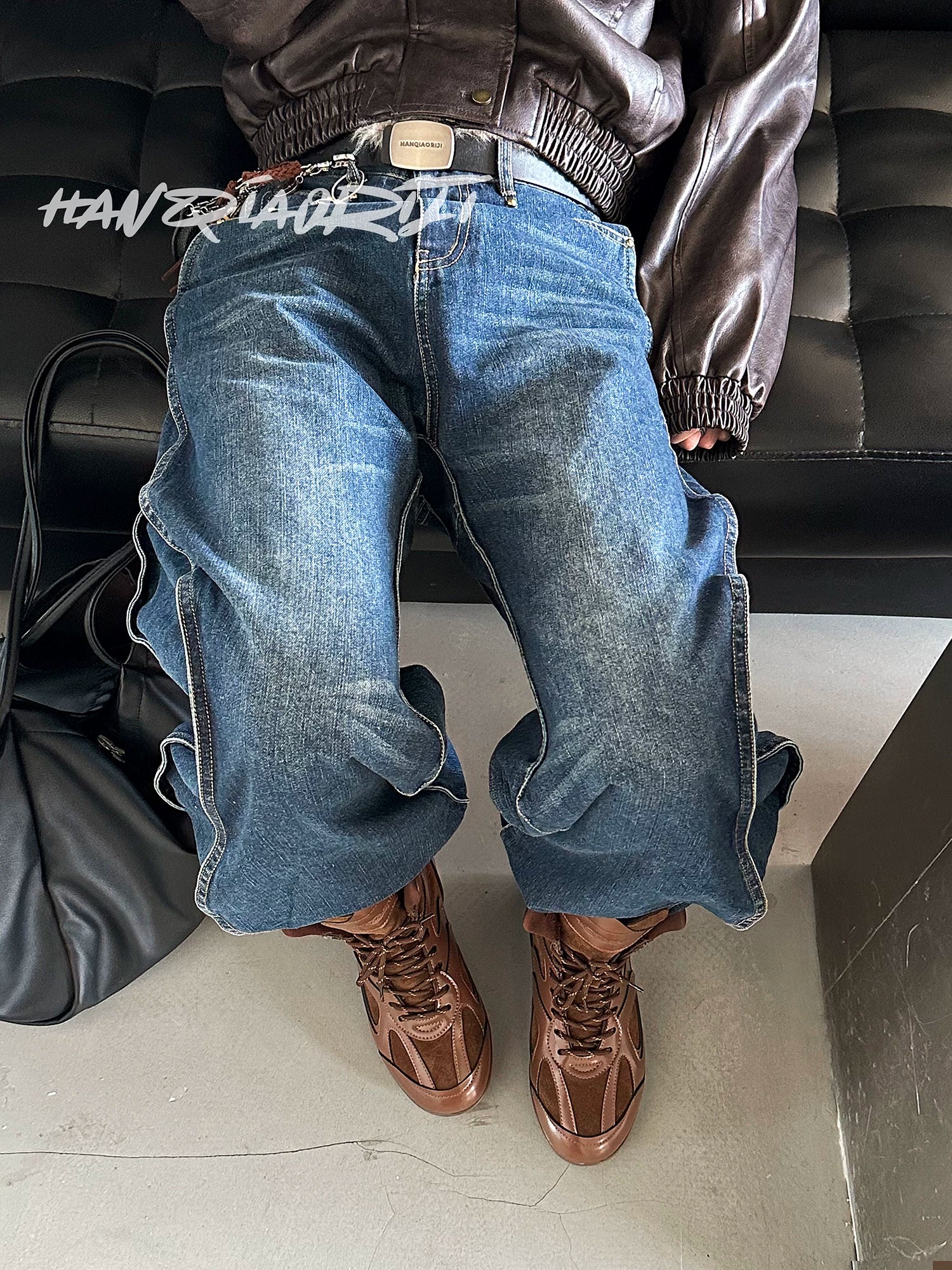 HANQIA Retro High-top Premium Short Boots