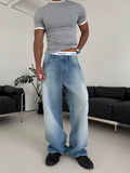 WEAVE High-Waist Relaxed Straight-Leg Jeans