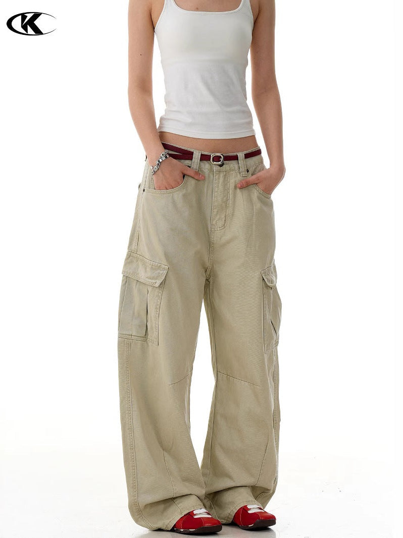 11KN Retro Straight Loose Casual Pants