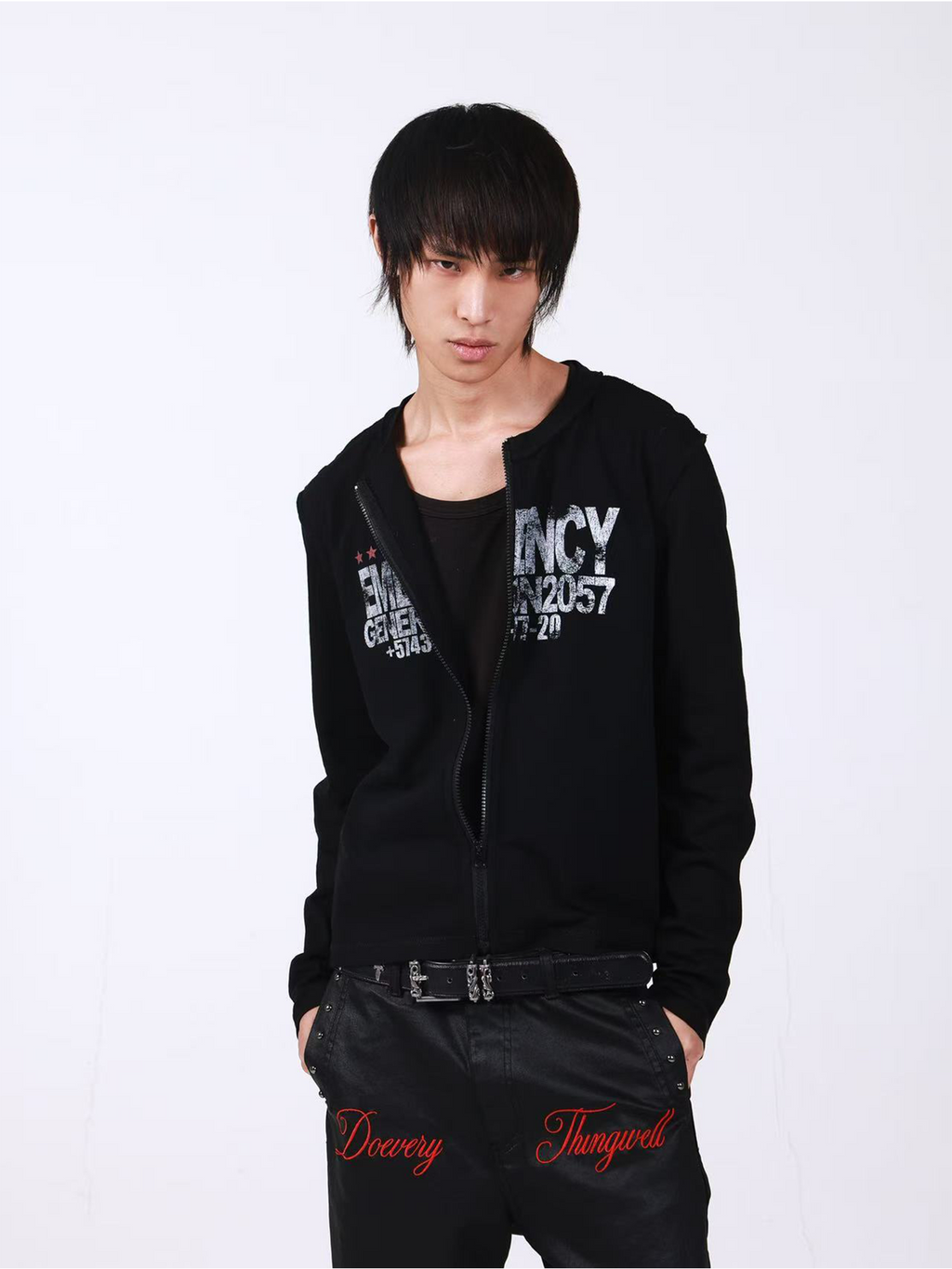 DETW Red Star 230g Wrinkle-Resistant Drop-Shoulder Sweatshirt