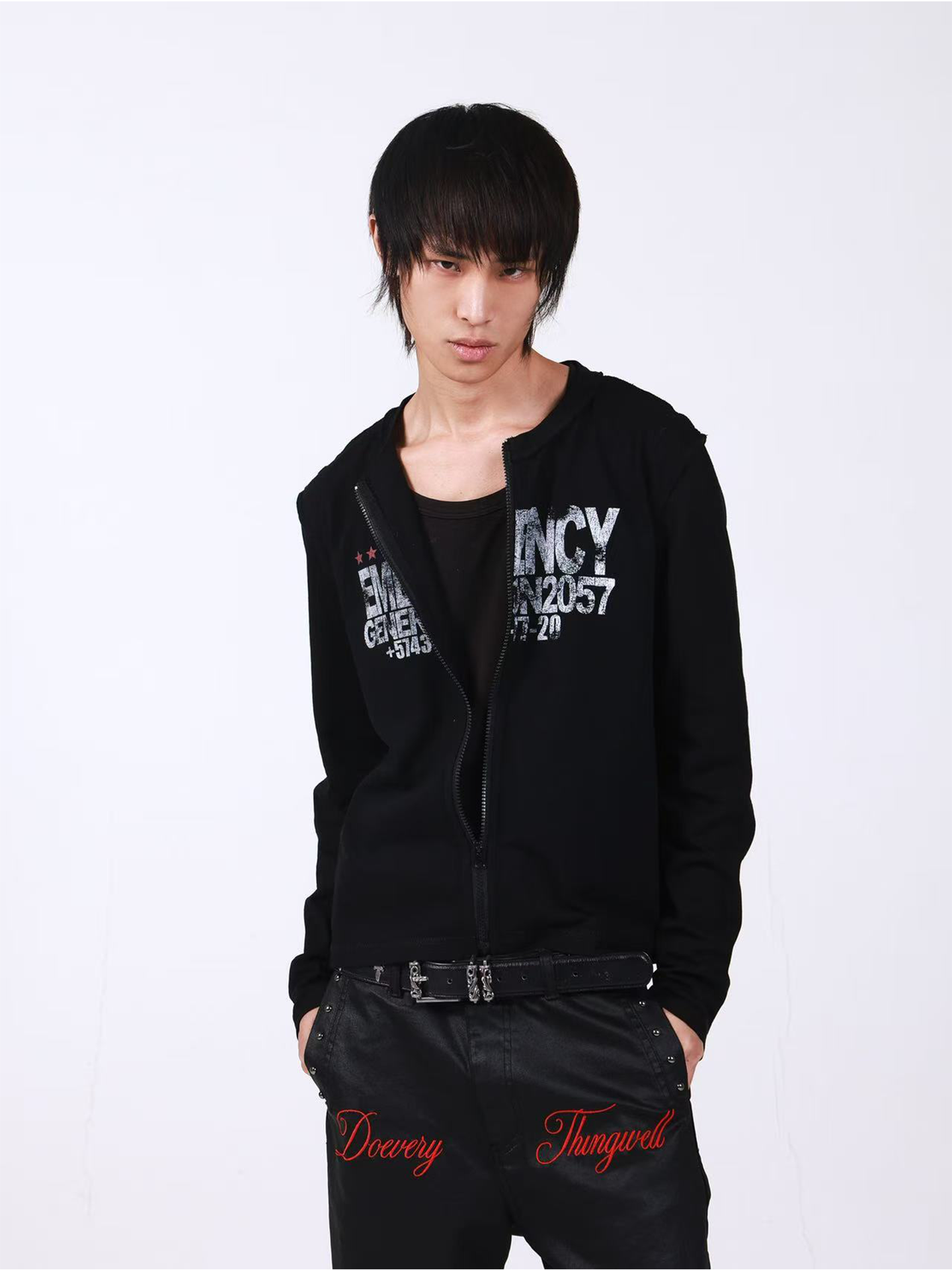 DETW Red Star 230g Wrinkle-Resistant Drop-Shoulder Sweatshirt