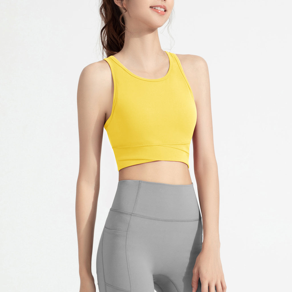 ATHENA LULU High Support Seamless Strappy Back Sports Bra