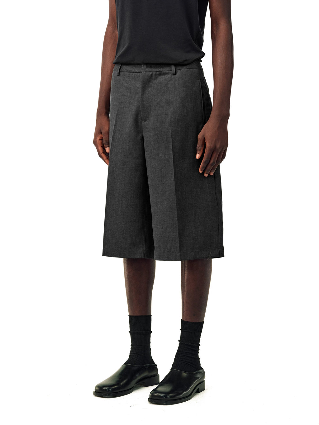 NONRADICAL Wool Straight-Leg Wrinkle-Resistant Capri Pants