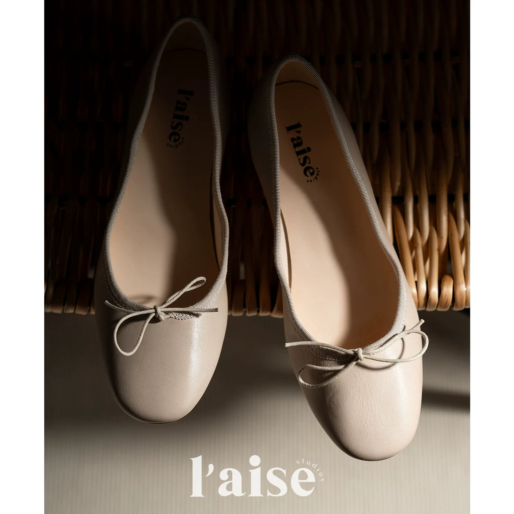 L'aise Bow Mid-heel Shoes