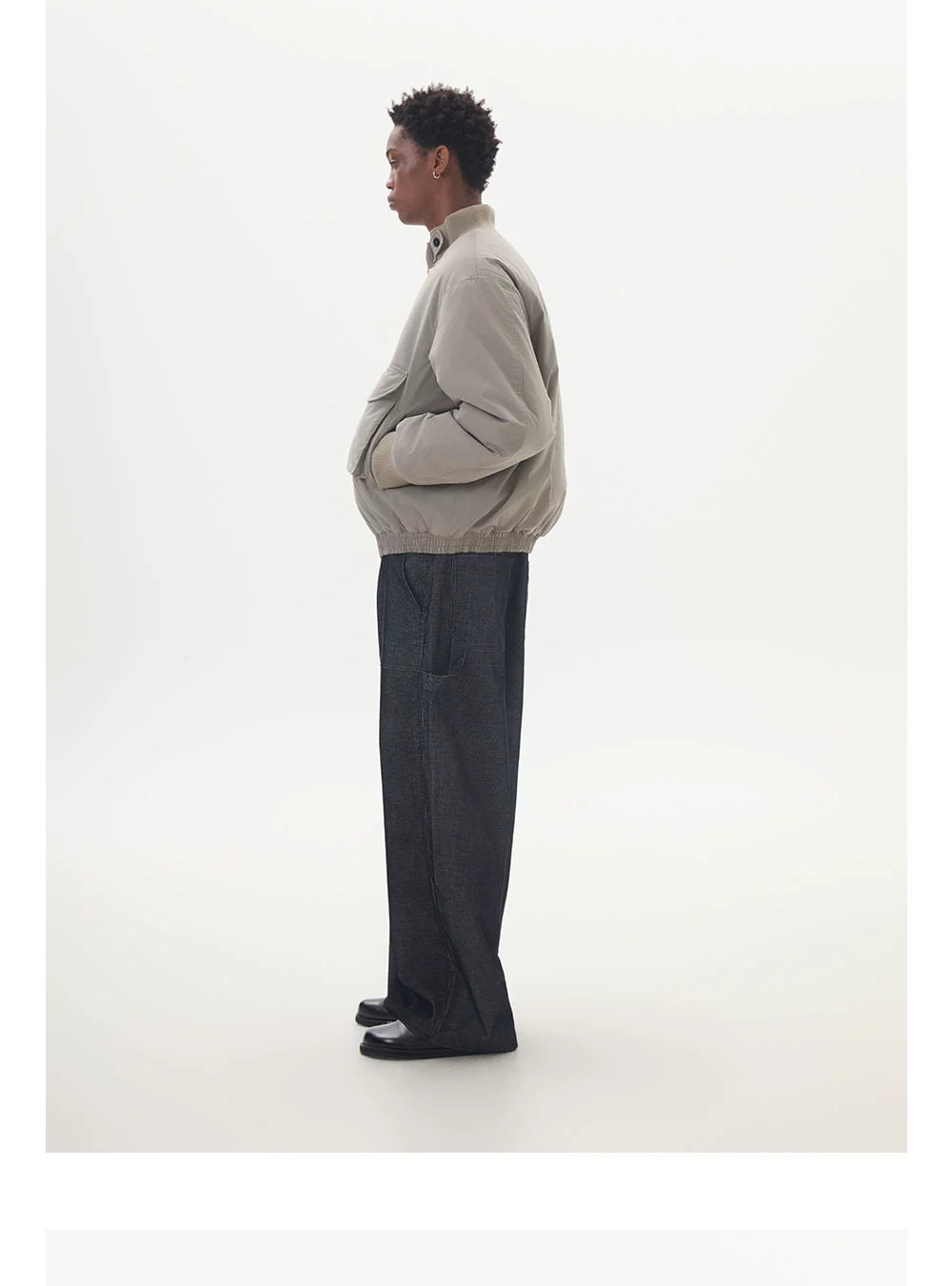 Anniehall Made Old Corduroy Loose Wide-leg Cargo Pants