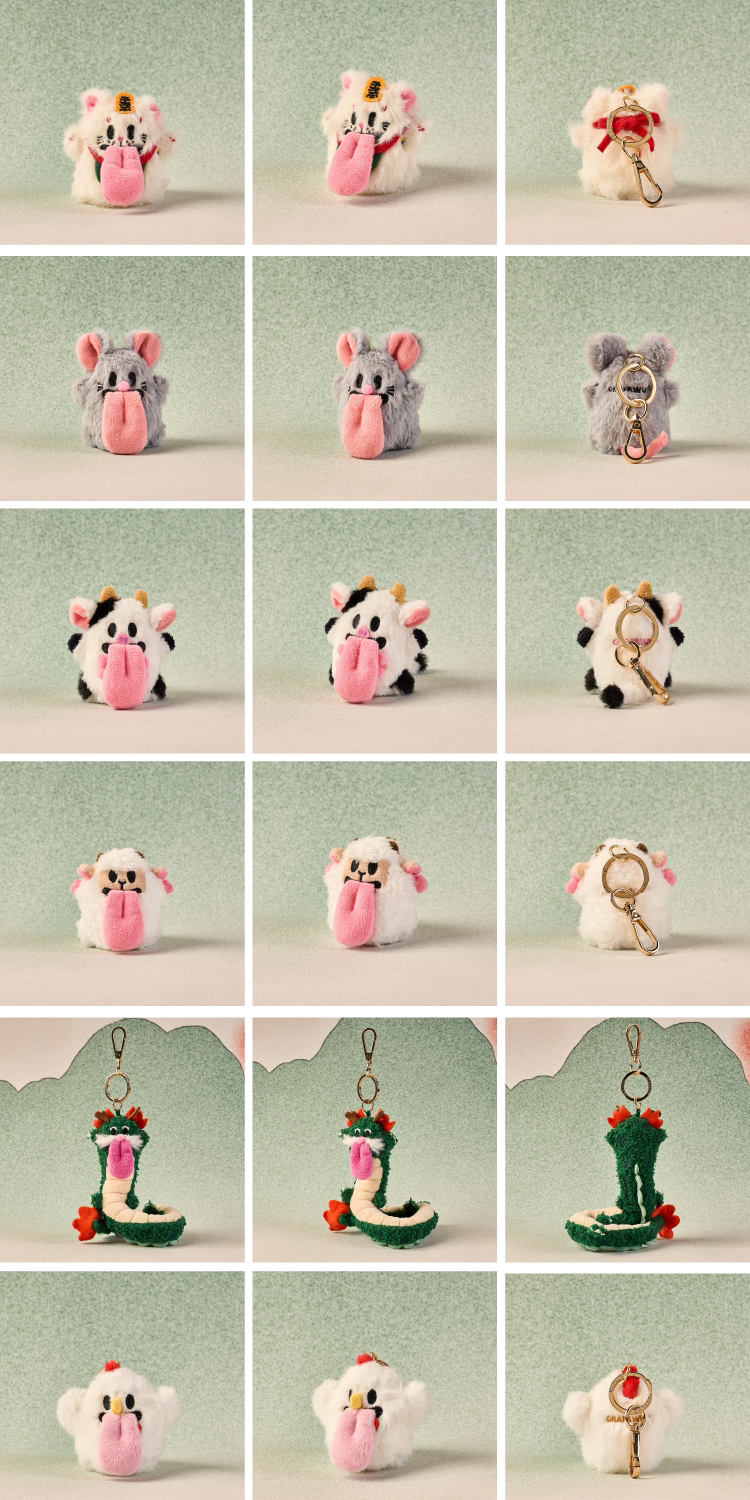 GRAF Zodiac and the Money Cat Plush Keychain