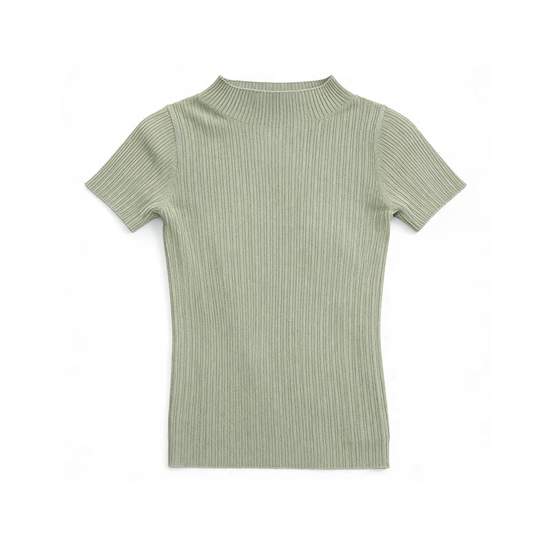 JCAESAR WOMEN Breathable Slim Fit Knit Top