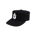 AVENUE&SON Cotton Embroidered Rhinestone Flat-Top Pillbox Hat