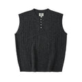 LR MADE Henley Neck 260g Warm Knit Vest