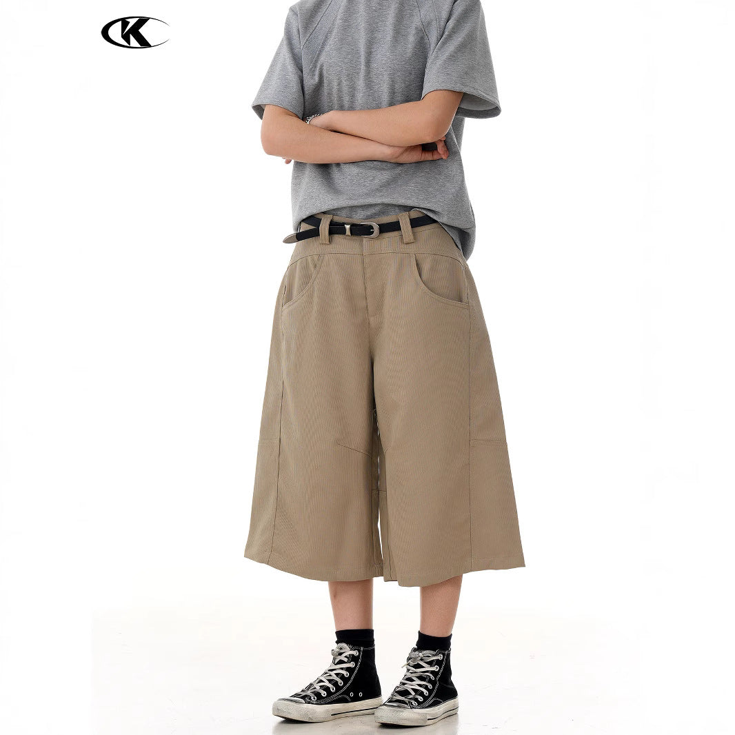 11KN Retro Simple Loose and Thin Casual Shorts
