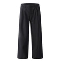 11KN Straight Drape Wide-leg Loose and Simple Casual Trousers (Clearance)