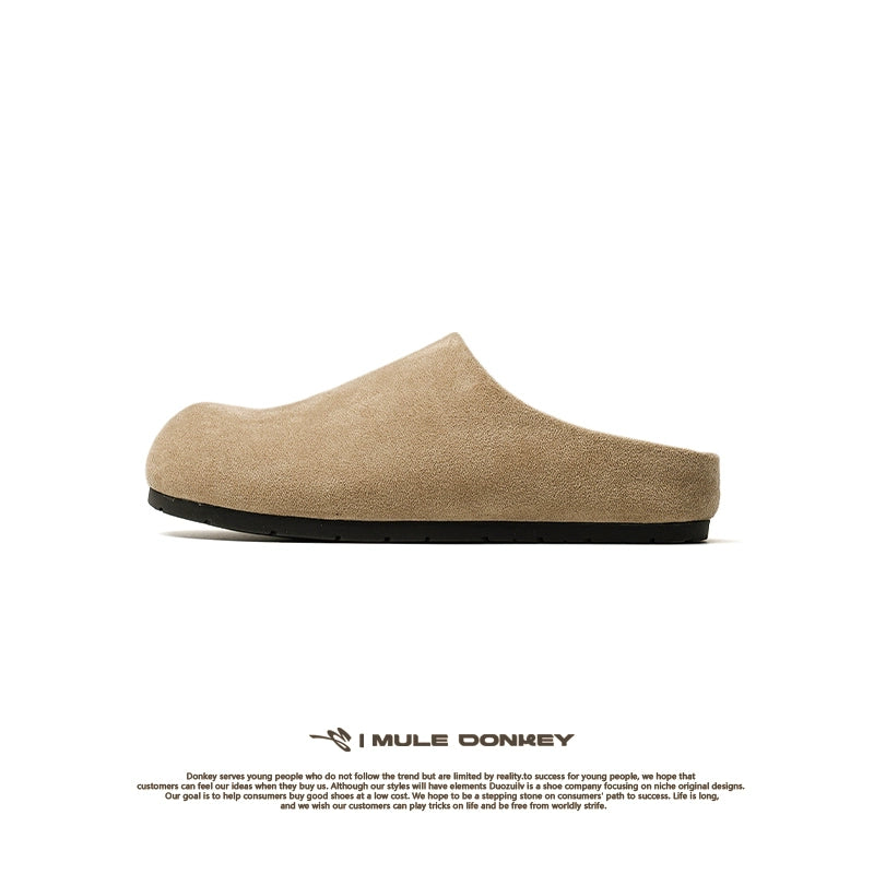 Donkey Velvet One Pedal and Half Tow Bag Head Lazy Birkenstocks
