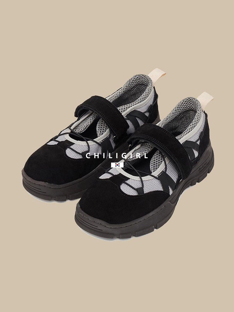CHILIGIRL Strap Breathable Platform Shoes